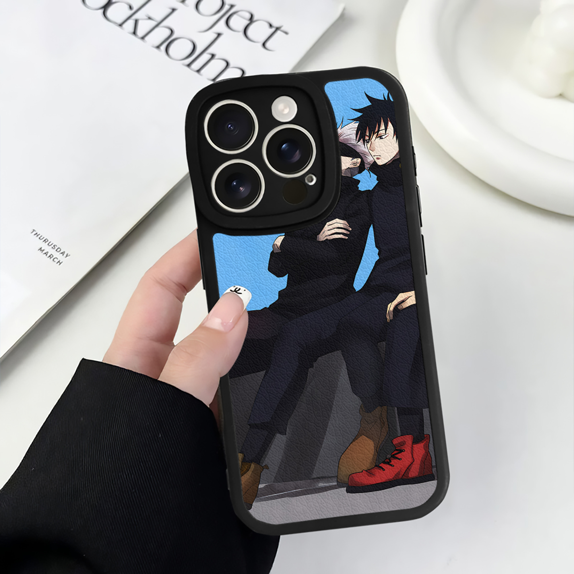 （画像用） SPY×FAMILY间谍家家酒 【iPhone 16シリーズ対応】シリコンスマホケース（レザー調） 材質：シリコン